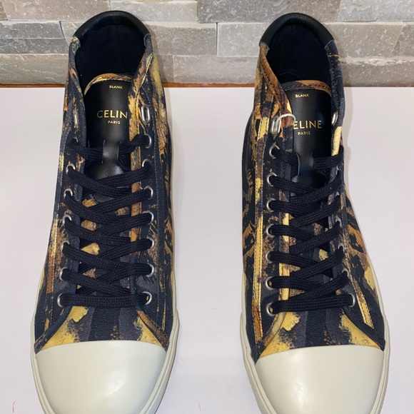 CELINE Menās High Top Sneakers - Picture 6 of 10